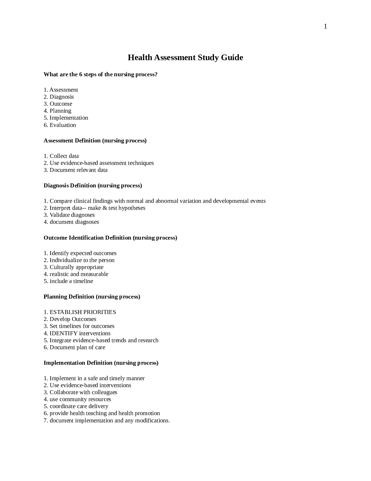 Preview image for Health Assessment - NUR 2092 Exam 1 (Muskus),100% CORRECT